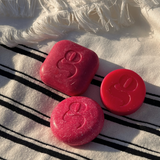 Malinowe Trio + Limitowany Różowy Beauty Box M (szampon, odżywka i kostka myjąca)