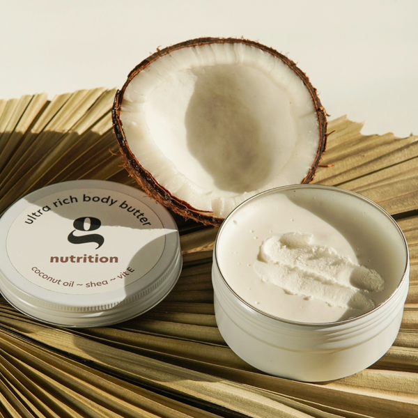 Total Nutrition Coconut - un set di burro e un cubo di lavaggio